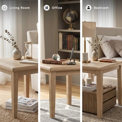 Signature Design by Ashley Gerianne Outdoor End Table, Eucalyptus Wood - image 6