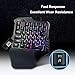 immagine 5UrChoiceLtd Tastiera da Gioco USB a Una Mano G30, 35 Tasti cablati con retroilluminazione a LED Arcobaleno, Mini Tastiera da Gioco Portatile a Una Mano, Design ergonomico con poggiapolsi (Nero) (G30)