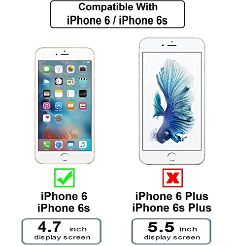 IPhone 6/6S case, dn-alive custodia a libro in