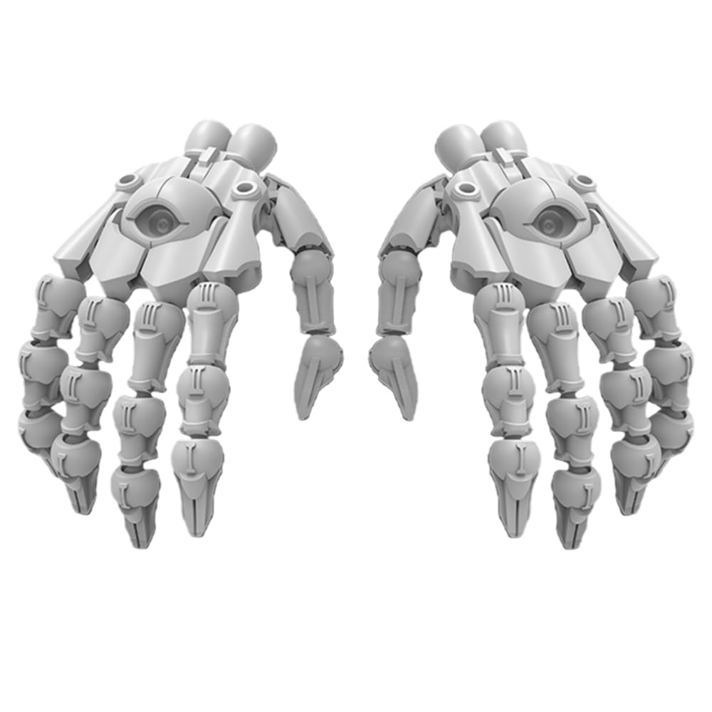 LEBOO Sheik Mainland 3MIN Plan-1/60 Model Kit,2Pcs White Hands Highly Posable Collectible Action Figure Ages 15+