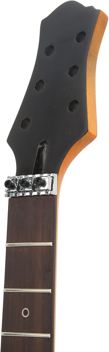 Guitar Neck Fingerboard, Light Weight Beautiful Texture Standard Size Electric Guitar Neck 24 Fret for Performance