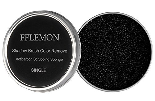 FFLEMON Makeup Brush Cleaner Kit, Makeup Brush Color Removal Cleaner Sponge,Remove eye shadow or blush color from makeup brush to change colors,Makeup Brush Quickly Cleaner(SINGLE)