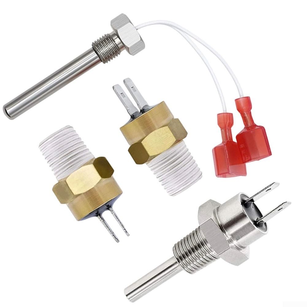 Kit de reparación de calentador de piscina para Pentair con sensor de humo de pila y termistor, incluye interruptor de límite alto y sensor de temperatura del agua de salida de entrada para
