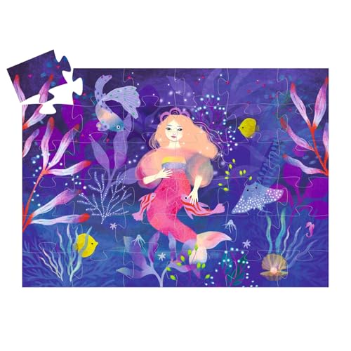 Djeco puzzle sirène Ella - puzzle enfant 36 pièces