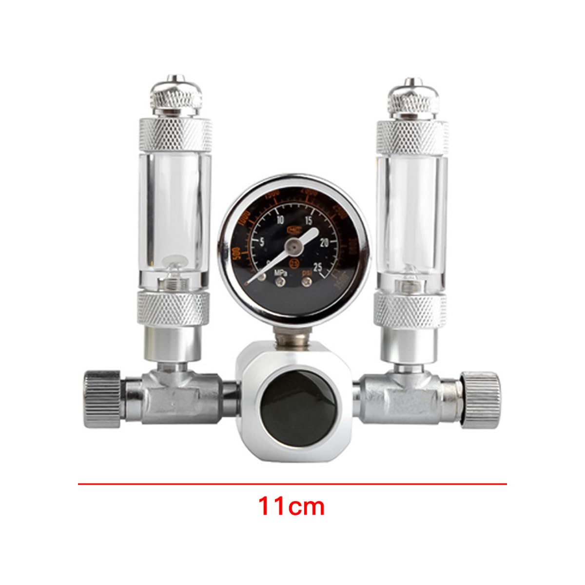 Válvula solenoide magnética de CO2 para Acuario con válvula de retención y Contador de Burbujas W21.8 para acuarios y Tanques de Agua Dulce con Plantas
