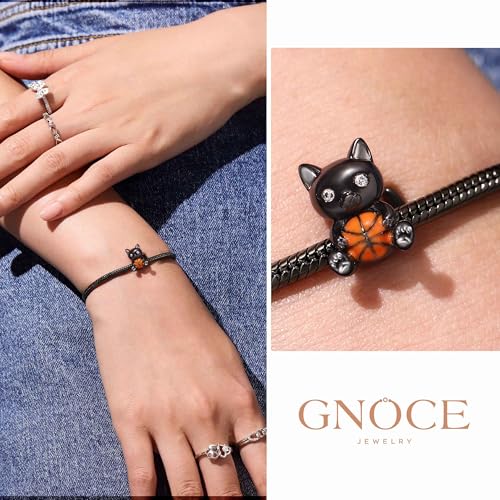 Image of GNOCE Witch Cauldron Pendant Charm,S925 Sterling Silver with Ruby Gemstones Dangle Charms Bead For Bracelets /Necklace Jewelry Gift For Women Girls Wife Daughter