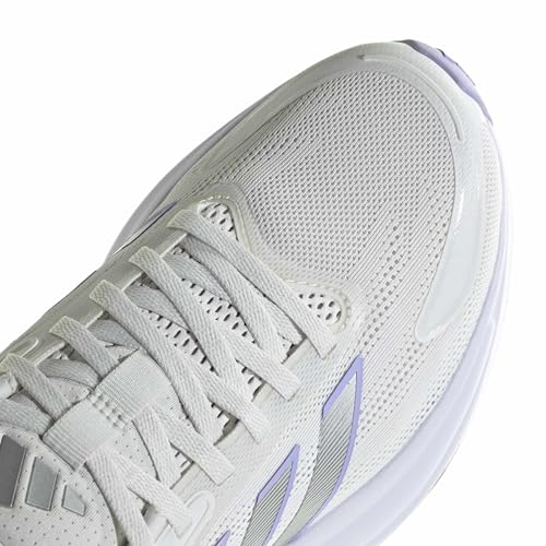 adidas Damen Response 2 Running Shoes, Crystal White/Silver met./Glow Purple, 43 1/3 EU – Ansicht 6