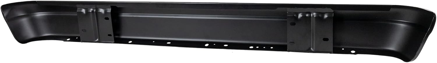 Garage-Pro Bumper for Ford E-350 Super Duty 1999-2014 Rear Painted Black Steel w/o Molding Holes w/o parking aid sensor holes For Models Without Rear Object Sensor Holes Replaces # 7C2Z17906EPTM
