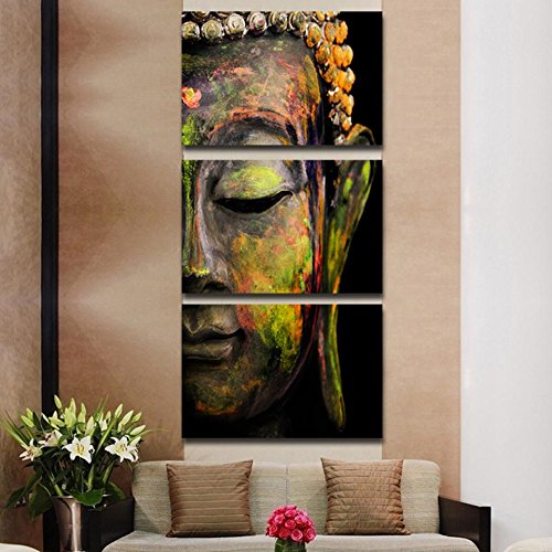 Impression sur toile bouddha abstrait de qualité premium