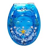 Siège de toilette ergonomique: la surface du rebord des toilettes est lisse et ergonomique. Résistant à la pression, pas facile à déformer