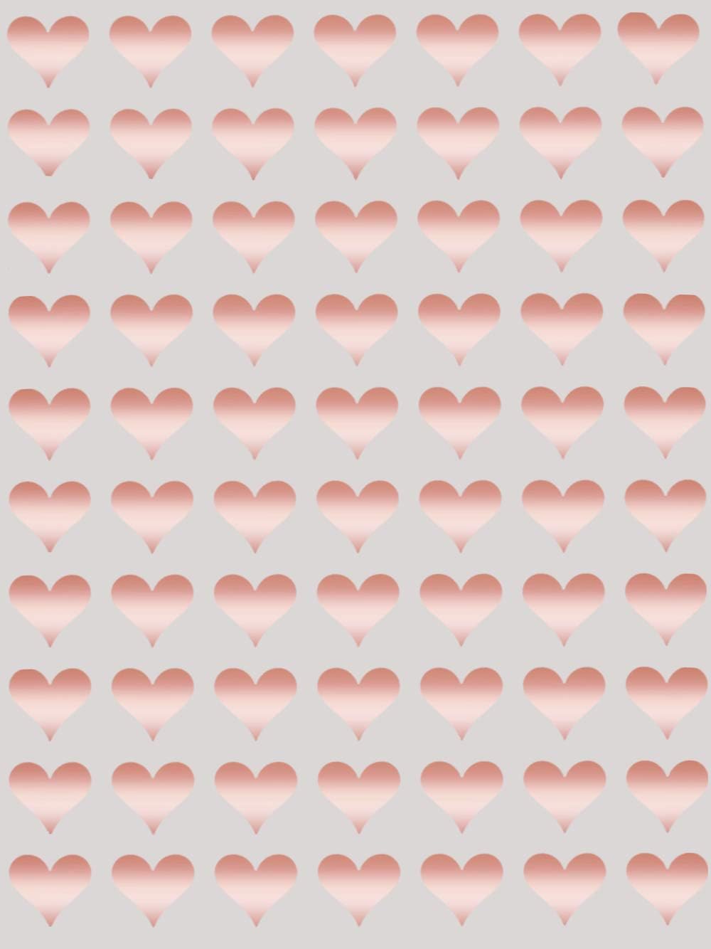 Royal Green 13mm Rose Gold Valentine Heart Stickers – Permanent Heart Labels for Treat Bags, Gift Seals, Cards & Crafts – Easy Peel & Stick - (7560 Pack)
