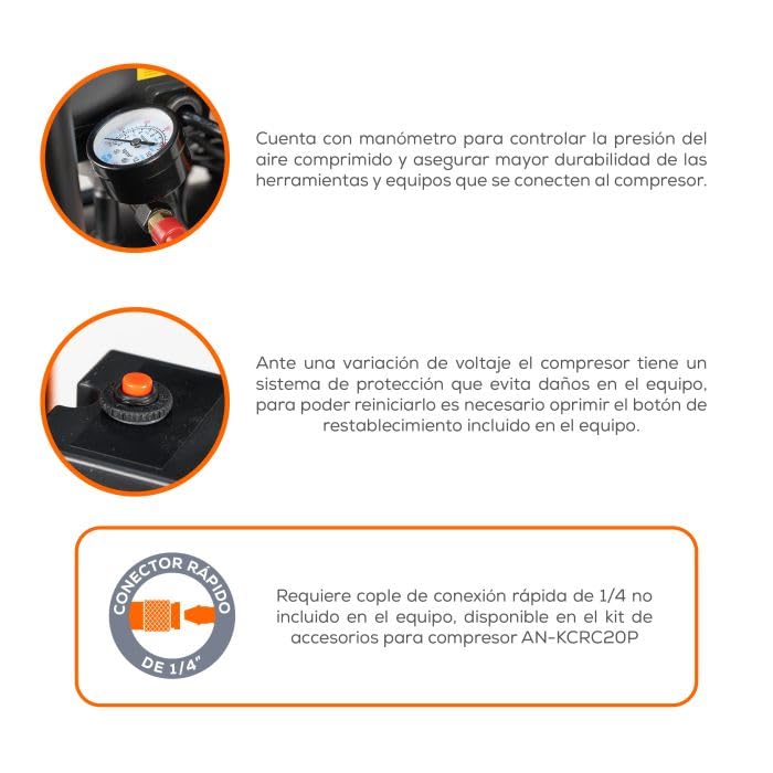 Compresor 10 litros 23 Imagen adicional