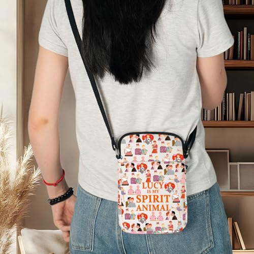 WZMPA Funny Ethel & Lucy Fans Crossbody Bag Lucy Fans Gift Lucy Is My Spirit Animal Sling Bag Lucy Merchandise3