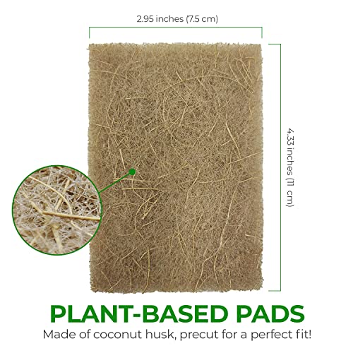 Airnex Biodegradable Scrubbing Pads For Dishes - Pack Of 24 Coconut Fiber Scrub Pads For Dishes - Non Scratch Scouring Pads For Pots And Pans #TOP1