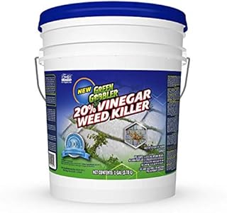 Green Gobbler 20 % Vinegar Weed & Grass Killer | Natural and Organic Weed & Grass Killer | 5 Gallon