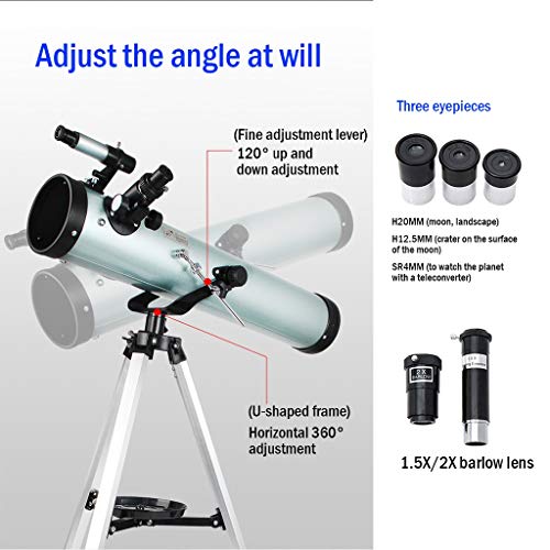 Telescope 35X-350X Telescopio Refractor 125mm Apertura miniatura 2