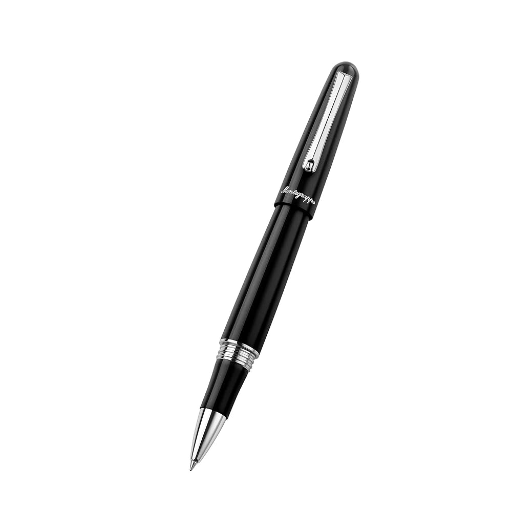 【極美品】Montegrappa ボールペン モンテグラッパ（Montegrappa） ボールペンZERO ゼロ ブラック