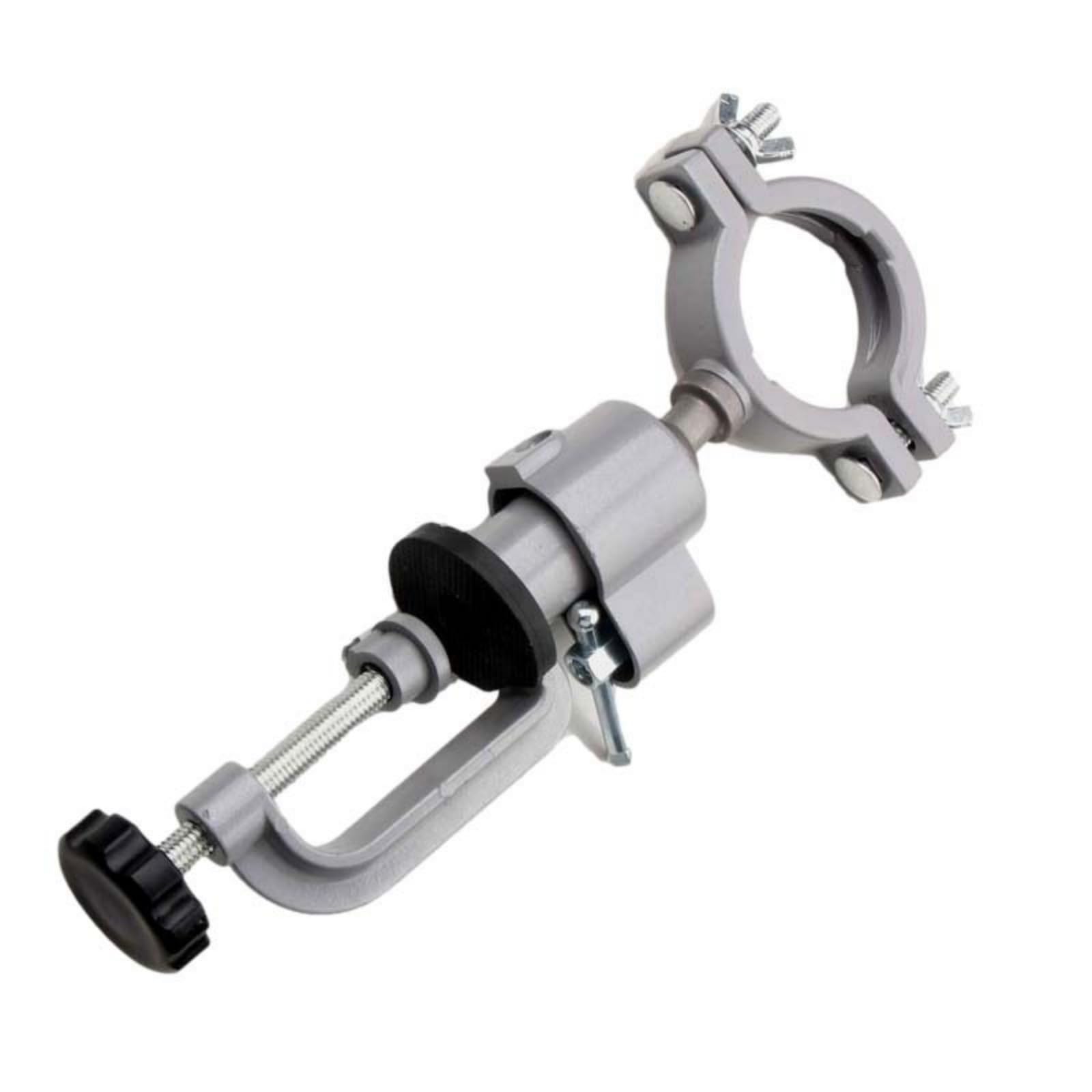 2 in 1 Angles Adjustable Worktable Clamp Vise Nonslip Jaw Design for Accuracy Woodturning Engineering Model Building Multi Directional Workbenches Clamp