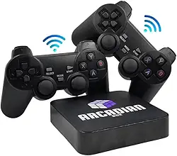 Game Retro Arcadian Box vários Consoles 2 Controles Joystick 128GB Arcade PS1 N64 Emulador Multijogos (2 controles sem fio)