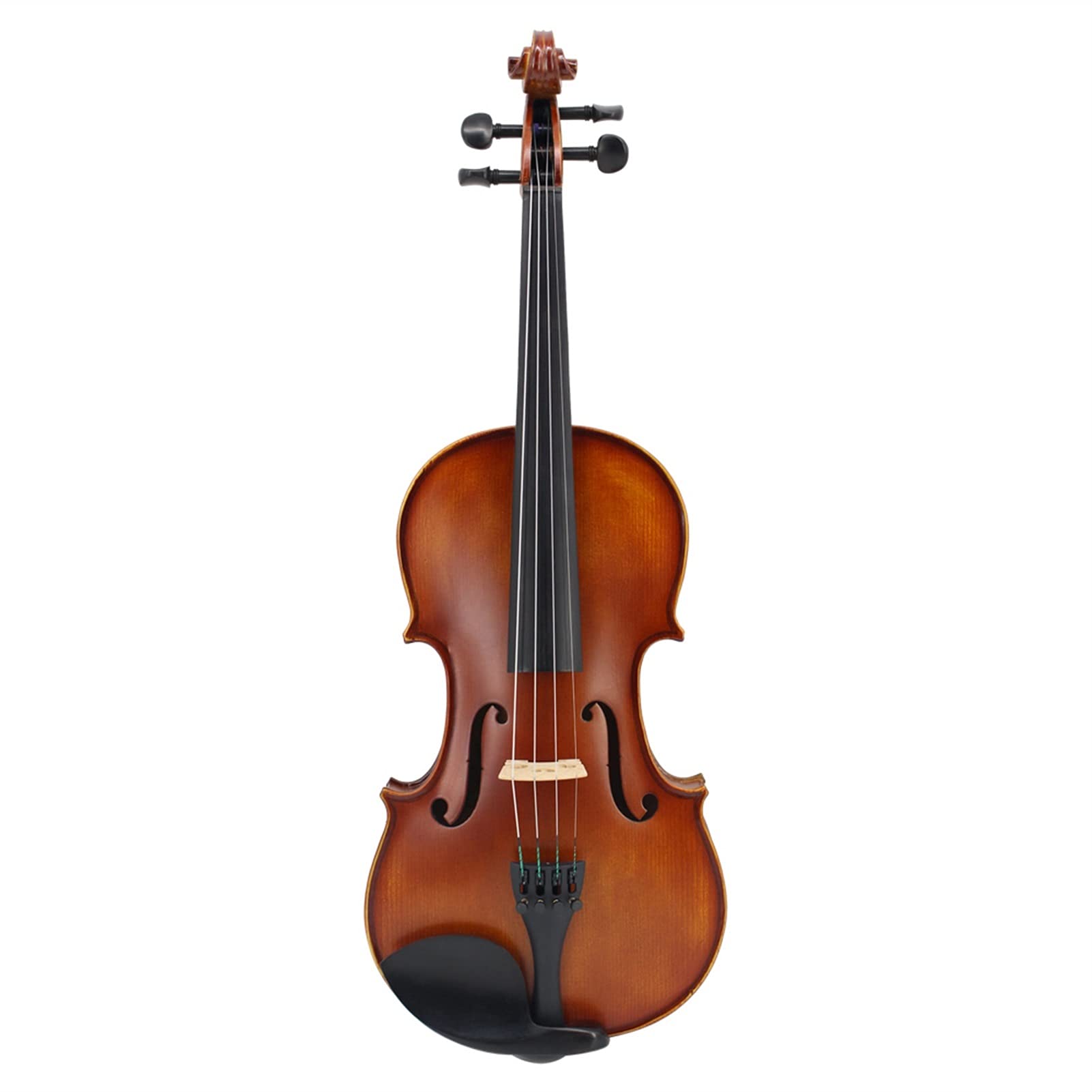 Violino Acustico In Acero Antico Opaco Parti Di Ebano Studenti A Grandezza Naturale Violino Per Principianti 1/4,1/2,3/4,4/4 violino principianti(4/4)