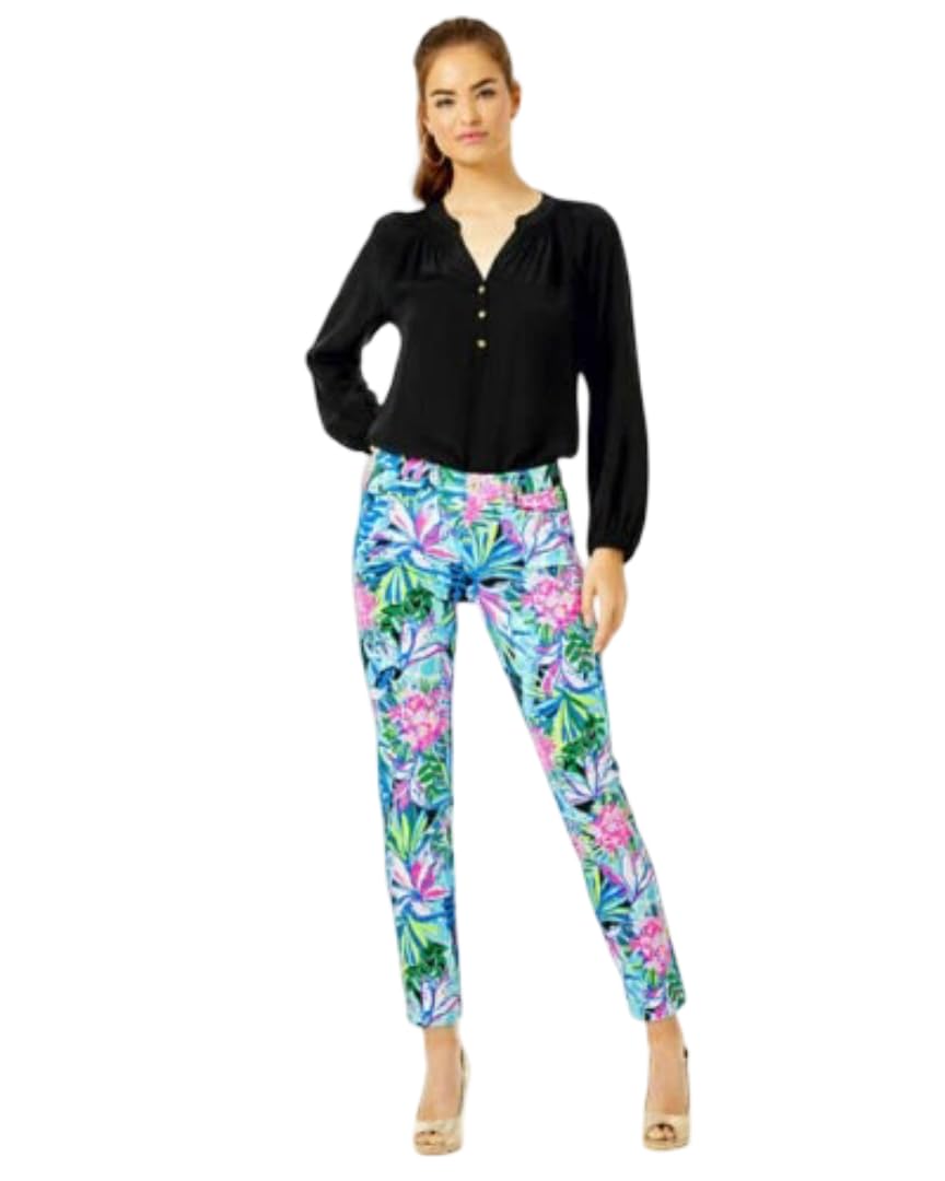 Lilly Pulitzer Kelly Knit Pants You Me and Giraffee Size 00