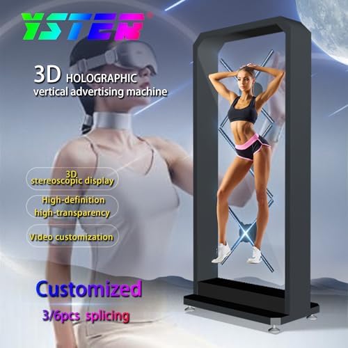 Custom 3D Holographic Fan Display Screen - Tailored High Definition Visual Effects for Advertising & Branding - Interactive, Rotating, Energy-Efficient, Easy Installation for Retail — 사진 4
