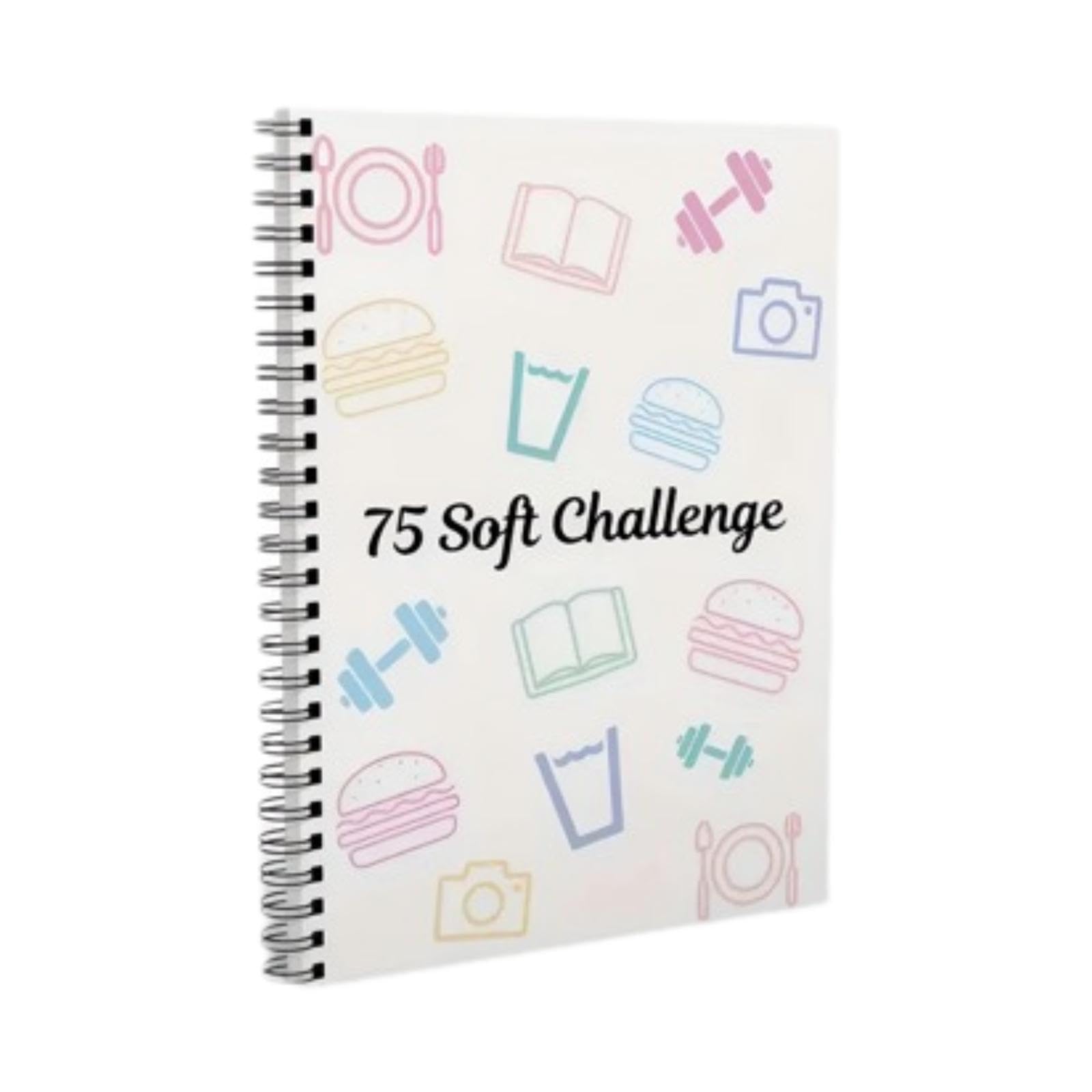 75 Soft Challenge Journal Efficient Planning Hardcover A5 Day by Day Book|Books|Accessories|Blank Diaries & Journals-picture-19