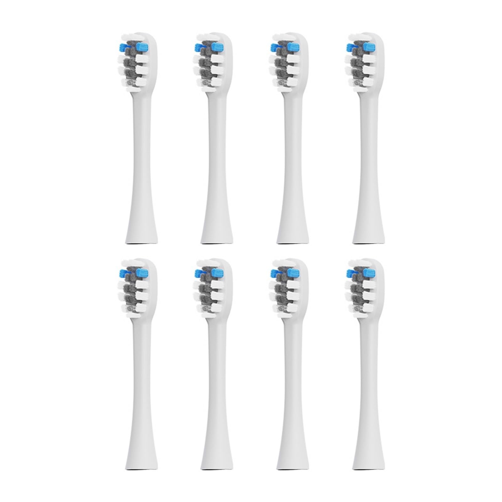 Cabezales 4pcs 8pcs, compatible con DOCOLAB, MT001 | Cabezales de repuesto para cepillo dental sónico eléctrico, boquillas(8pcs)