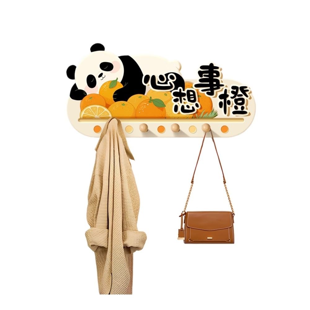 Porte-Manteau Mural Étagère pour Entrée Organisée et Clés à Portée