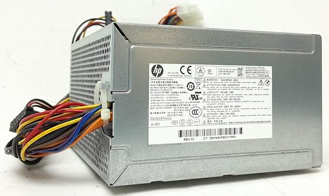 Fuente de alimentación PANAMEMORY de 300 W FH-XD301MYF-1 D11-300P1A PN667893-001 DPS-300AB-72A PCB230 Compatible con Ordenadores de Escritorio HP Pro 3330 3340 3380 3085