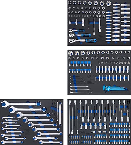 BGS 5051 | Werkstattwagen | 8 Schubladen | mit 296 Werkzeugen, schwarz – Bild 4