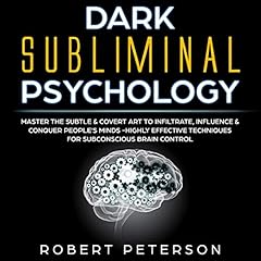 Diseño de la portada del título Dark Subliminal Psychology