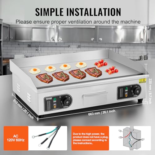 Vevor HT-610 Upgraded Commercial Electric Griddle thumb #4