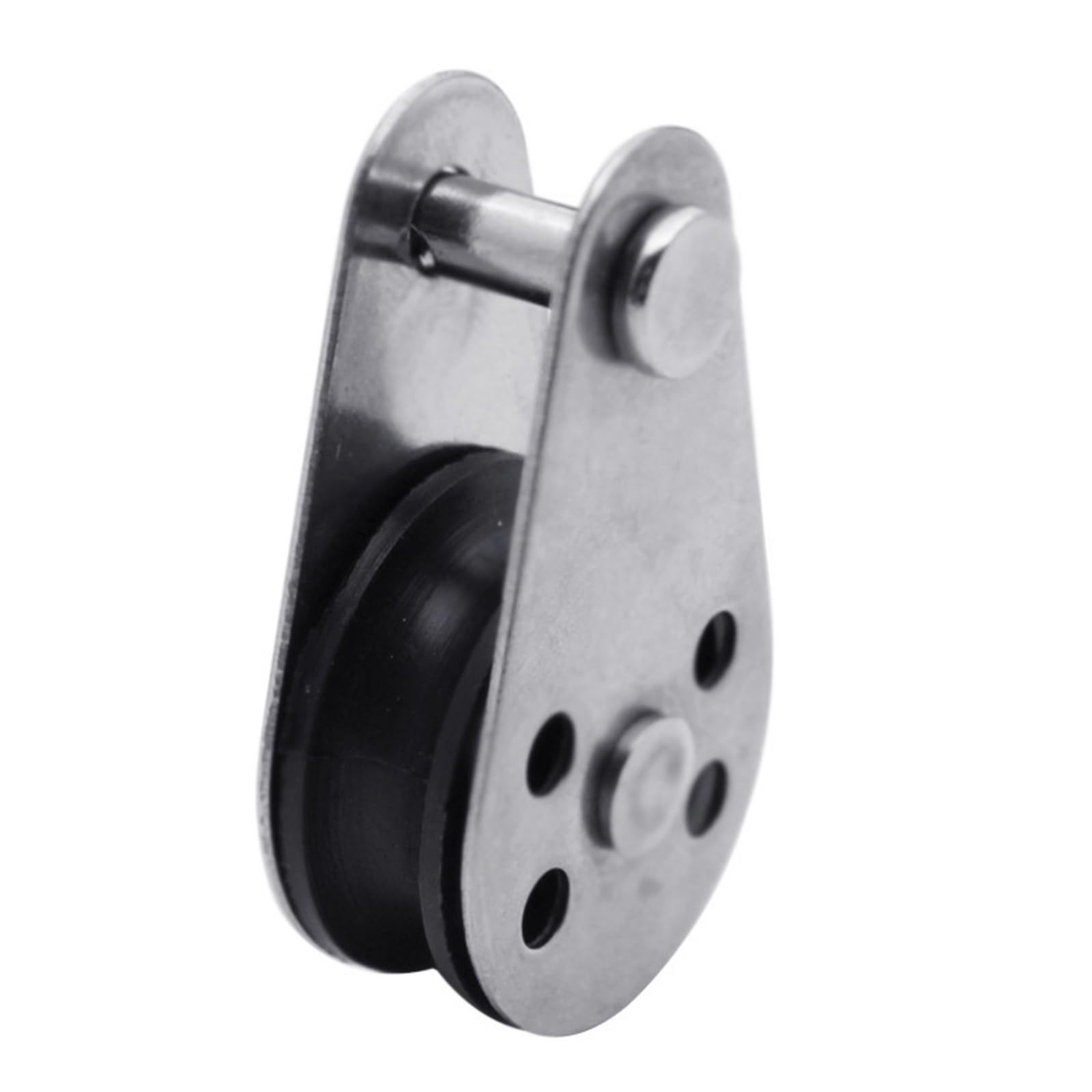 Msioytog 1 Piece Set Duty Nylon And Nonrust Steel Pulley Camping Gear Rolling Pulley For Flagpole Sailboats And Camping Gear Flagpole Wheel