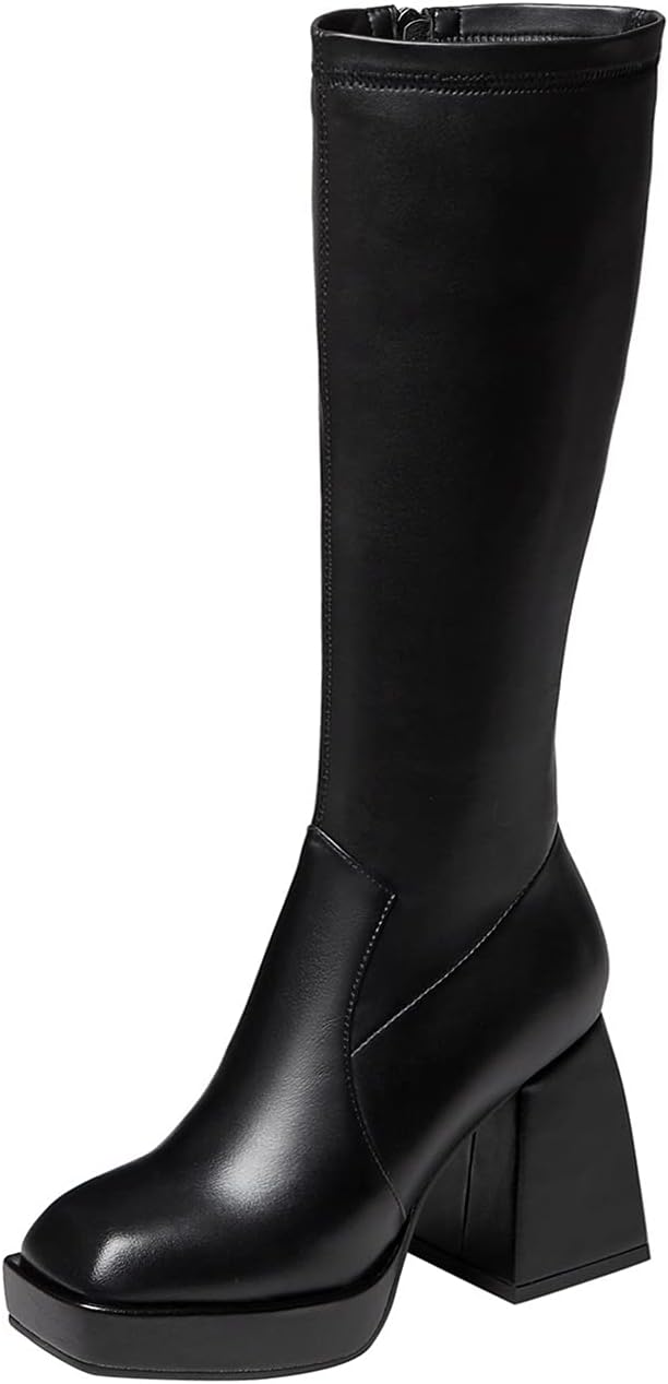 TinaCus Women's Knee-High Boots - Handmade Leather Comfort