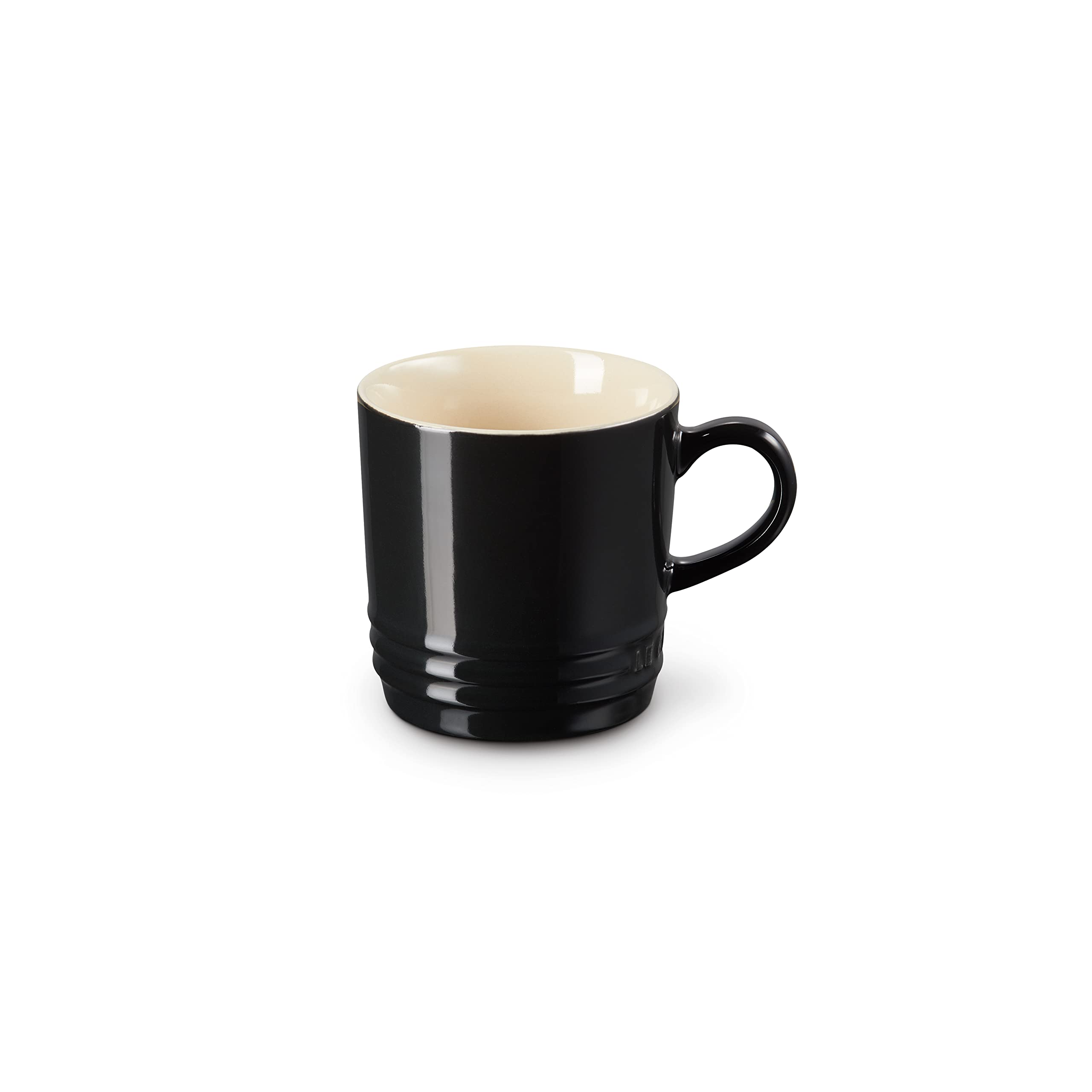 LE CREUSET Stoneware Coffee Mug, 350 ml, Black Onyx, 70302351400002