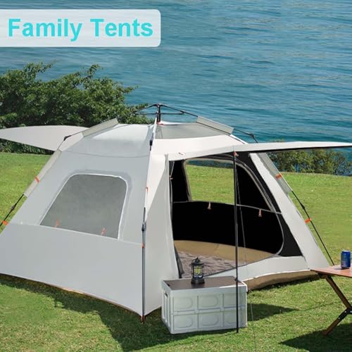 Carpa instantánea para camping 3-5 personas, resistente miniatura 2