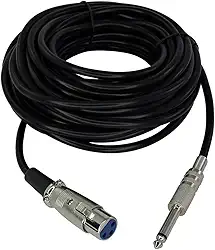 Cabo para Microfone Profissional P10 Mono Xlr 10 Metros