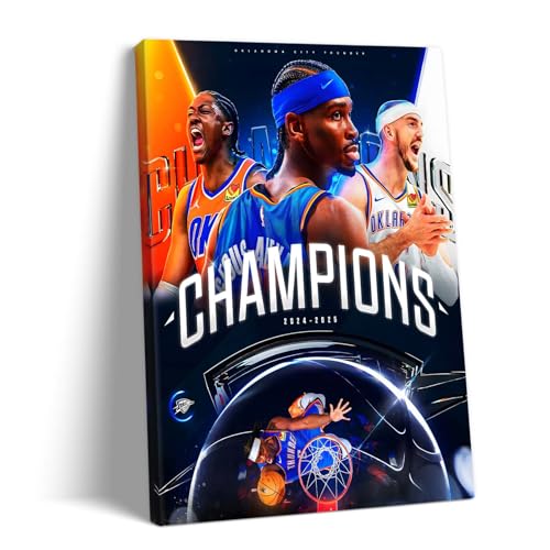 2025 NBA Finals Canvas Wall Art Decor Framed Painting -