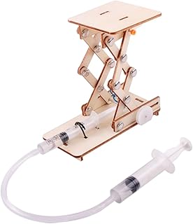 Toy for Kids, Wooden Hydraulic Assembly Puzzle, Educational DIY Mechanical Kit, Toy for Boys and Girls