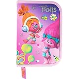 2 plantillas de escritura Stylex 51102 Trolls – Estuche Escolar con 27 Accesorios