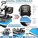 AKEYDIY Upgraded Heat Press Machine 8 in 1 Combo,Digital Multifunction Shirt Press Machine for T Shirts12 X15 Sublimation Machine 360-Degree Swing Away Dual-Tube Heating for DIY T-Shirts Cap & Mugs
