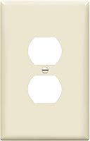 Vista 26 de ENERLITES - Placa de pared doble sin tornillos, cubierta de tomacorriente segura para niños, tamaño estándar, 1 cuadrilla, 4.68 x 2.93 pulgadas