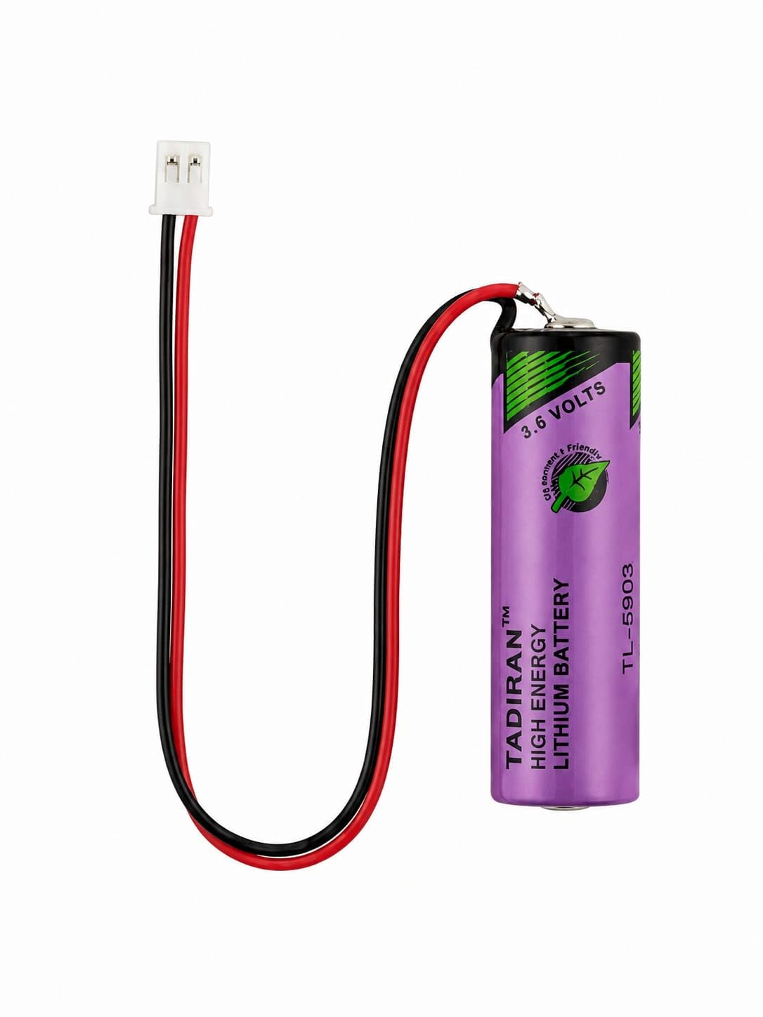 Intended for Tadiran TL-5903 3.6V 1200mAh (1.2Ah) Primary Lithium Battery with 2-Pin Connector & Leads Li-SOCl₂ for PLC CNC Machines(1 Pcs)-image-11
