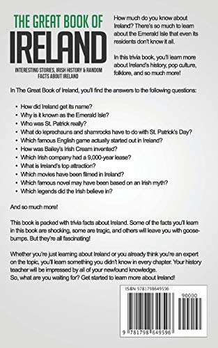 The Great Book of Ireland: Interesting Stories, Irish History & Random Facts About Ireland (History & Fun Facts) - Image 2