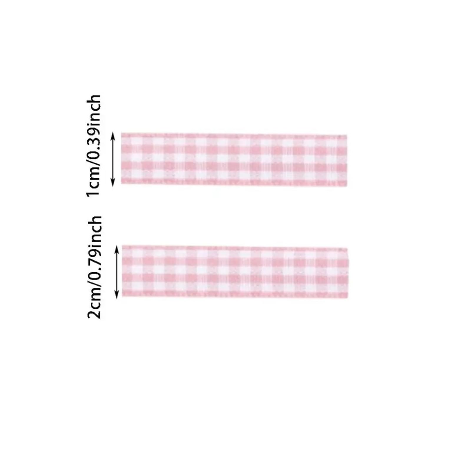 Selbstgewebtes Gingham-Band
