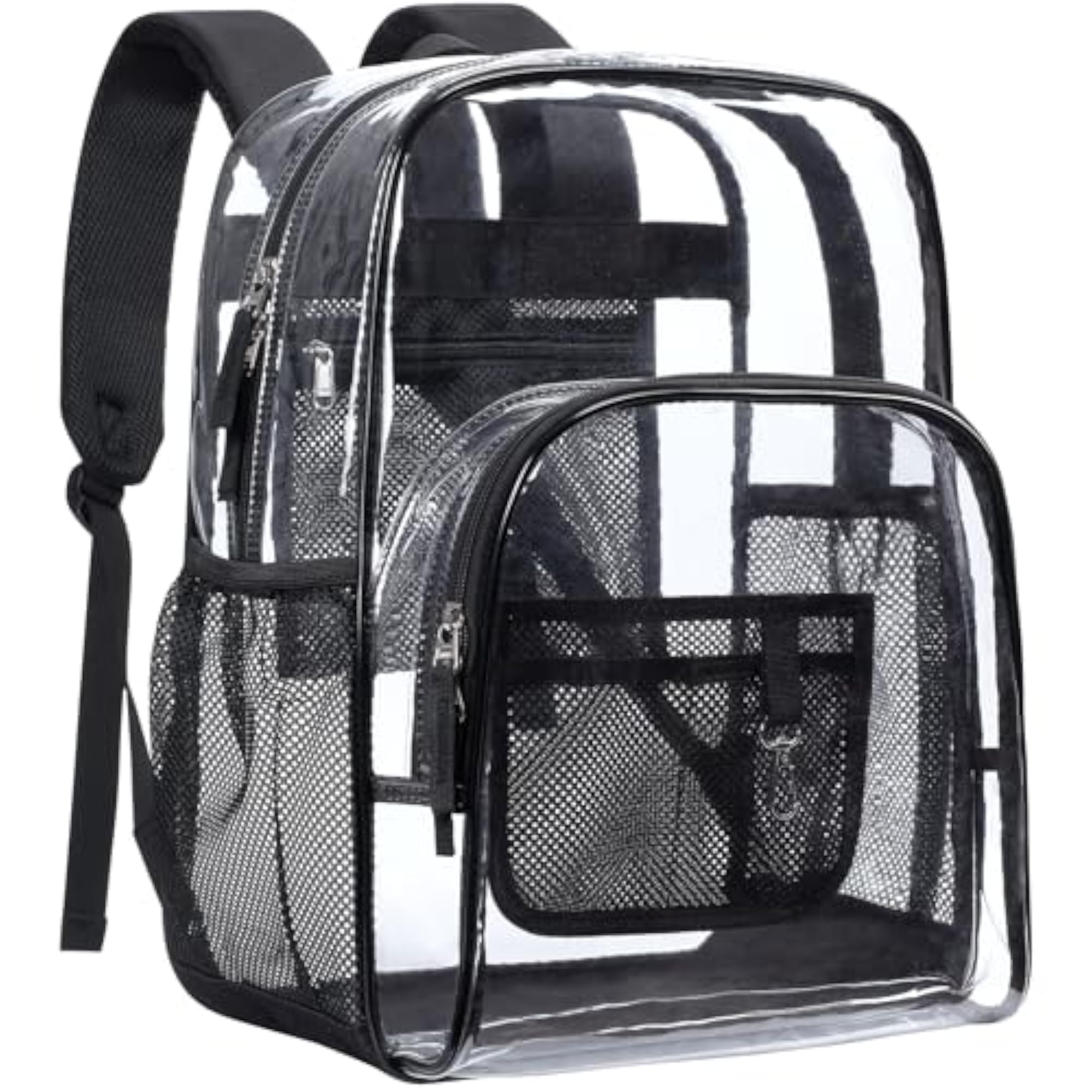 Heavy Duty Clear Backpack for School, Waterproof Transparent Design