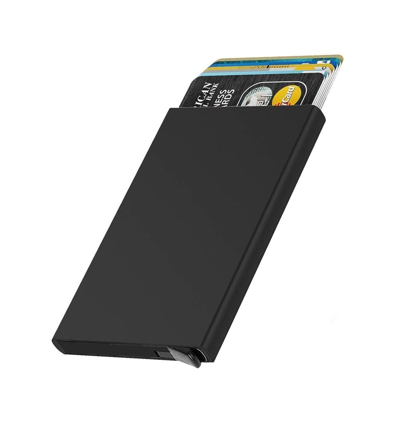napa hide RFID Blocking Card Holder Wallet for Men & Women | Pop-Up Aluminium Slim Credit/Debit Card Case | One Click Access-picture-23