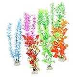 BESPORTBLE 7piezas Decoraciones Plantas Acuáticas De Artificiales De Plantas Decorativas para Peceras Adorno De Simulación para Acuario De Interior