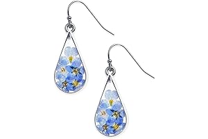 JeanBeau Forget Me Not Earrings: Nature's Timeless Keepsake